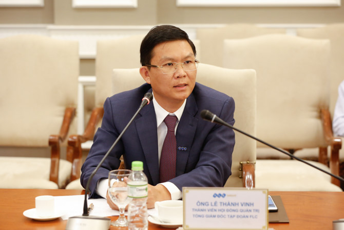 Ông Lê Thành Vinh – Tổng giám đốc Tập đoàn FLC. Nguồn ảnh: Bizlive