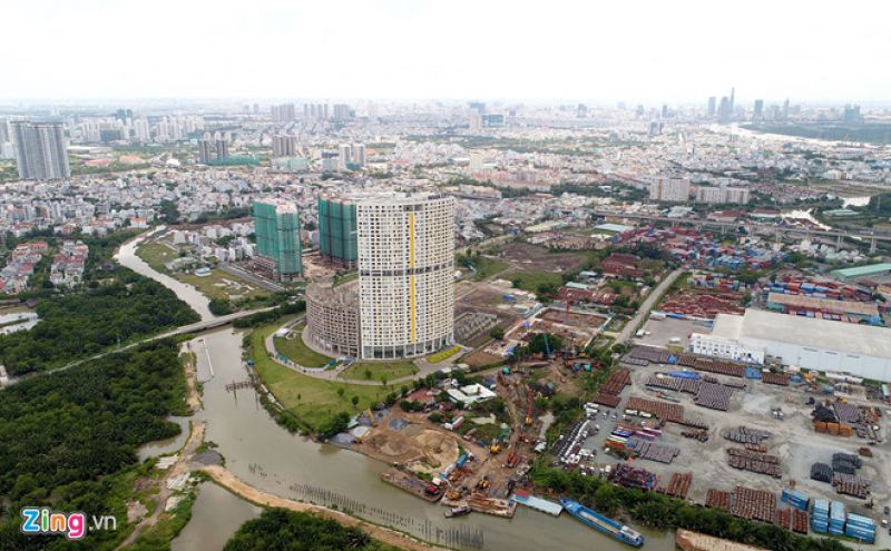 Dự án River City của Phát Đạt chưa nộp tiền sử dụng đất. Ảnh: Lê Quân
