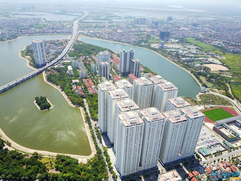 Việc điều chỉnh quy hoạch Khu đô thị Linh Đàm, phường Hoàng Liệt, Hoàng Mai (Hà Nội) đã băm nát khu đô thị đáng sống. Ảnh: Kháng Trần