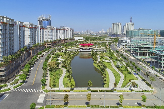 Một góc dự án khu đô thị Sala - dự án của Đại Quang Minh.