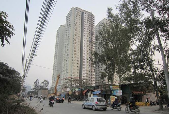 Khu chung cư CT6 Xa La phường Phúc La, quận Hà Đông với những tòa chung cư cao tầng vi phạm PCCC nằm trong danh sách 29 công trình vi phạm hiện nay của Hà Nội.