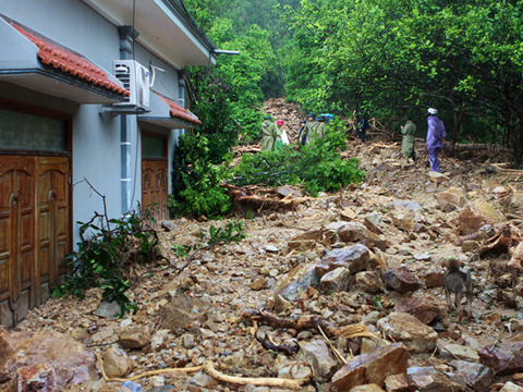 Trận mưa lũ lịch sử ở Quảng Ninh năm 2015 gây ra nhiều thiệt hại nặng nề