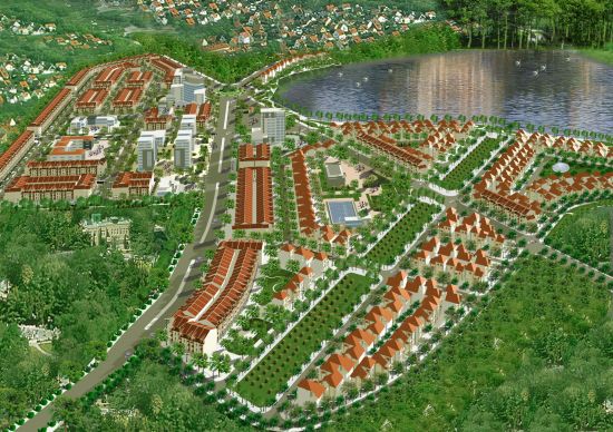 Phối cảnh dự án Khu đô thị mới Xuân Hoà