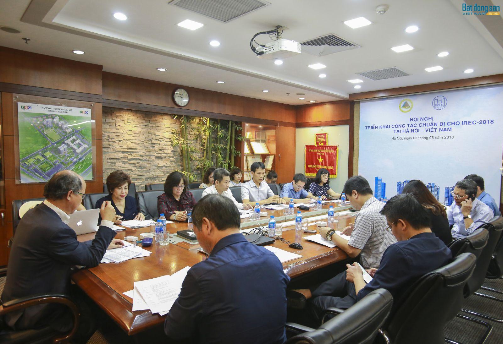 Quang cảnh Hội nghị triển khai công tác chuẩn bị cho IREC 2018 tại Hà Nội.