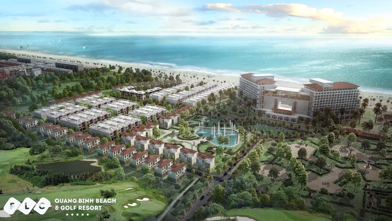 Với tổng vốn 20.000 tỷ và diện tích đất gần 2.000 ha trải dài 5km đường biển Hải Ninh, FLC Quảng Bình được xem là dự án hạ tầng du lịch lớn nhất Bắc Trung Bộ cho đến thời điểm này, với hệ thống khách sạn, resort, biệt thự, sân golf.