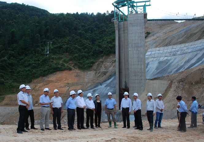 Lãnh đạo tỉnh Yên Bái tham dự lễ tích nước nhà máy thủy điện Khao Mang Thượng