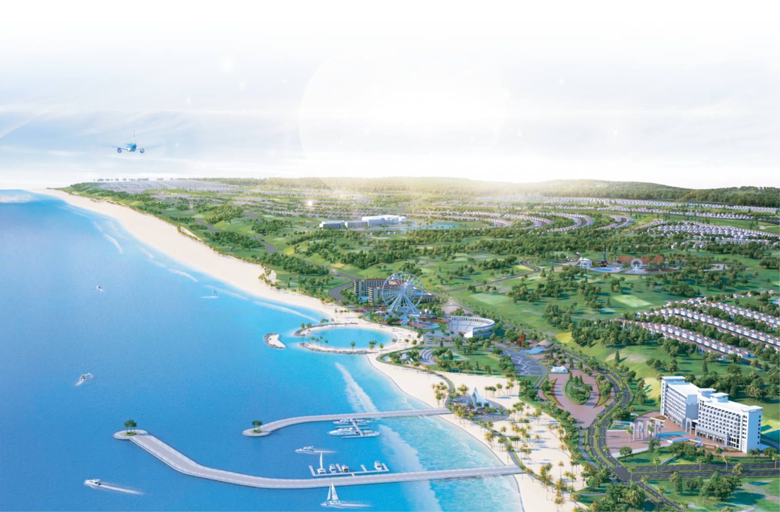 Ý tưởng phát triển mô hình Bikini Beach (Công viên bãi biển) tại NovaWorld Phan Thiết
