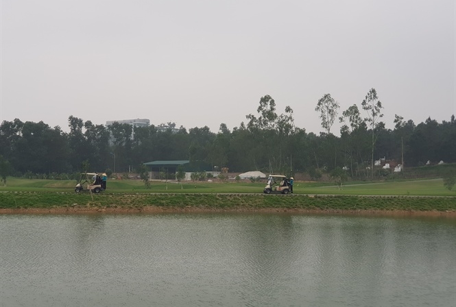 Khu vực 9 hố golf vi phạm của Công ty cổ phần Sân golf Đại Lải