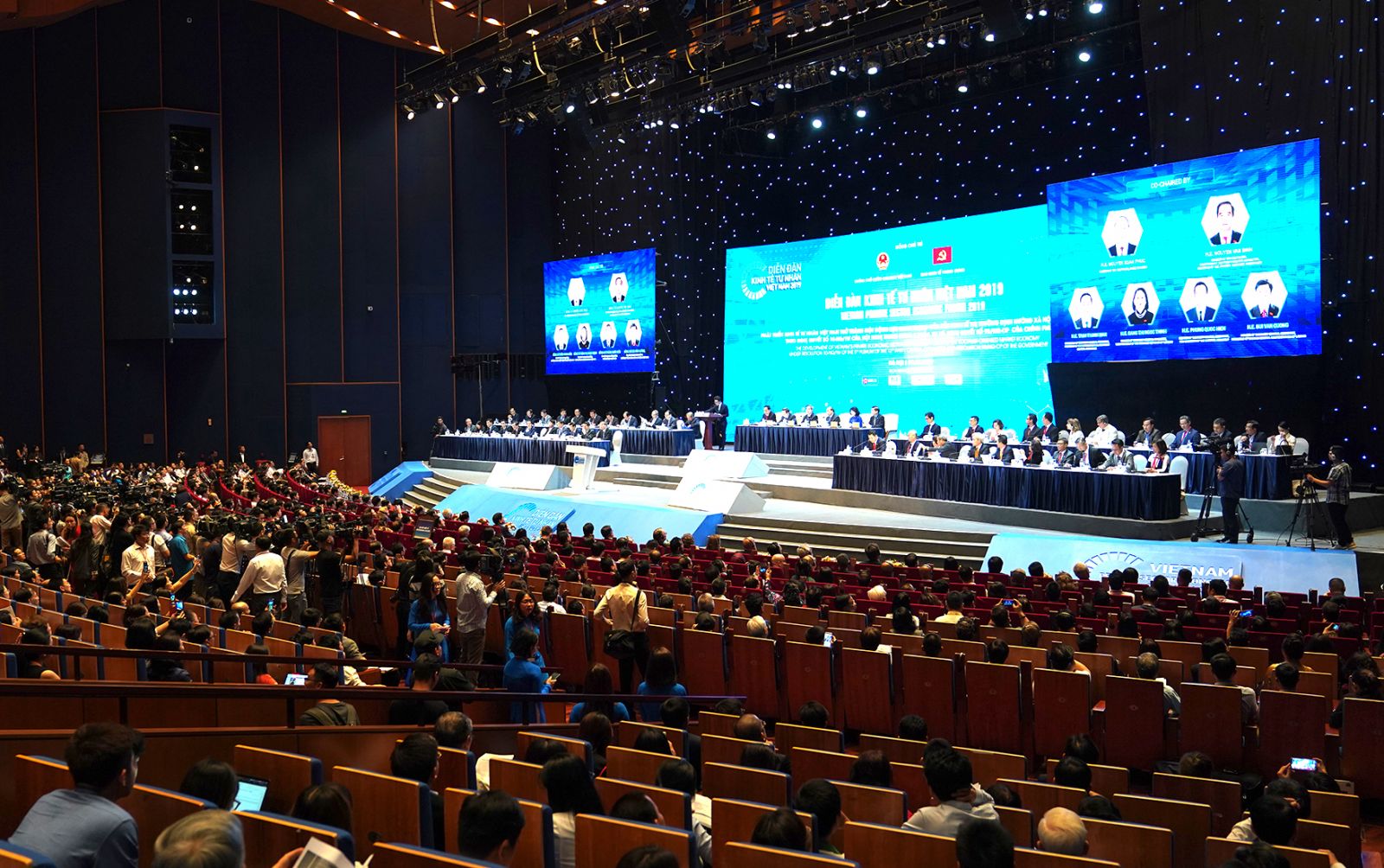 Diễn đàn Kinh tế tư nhân 2019 vừa diễn ra tại Hà Nội (Ảnh:VPG)