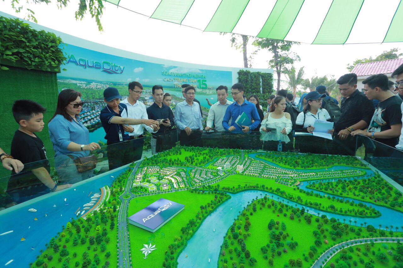 Mô hình đô thị sinh thái Aqua City lần đầu “trình làng” tại triển lãm