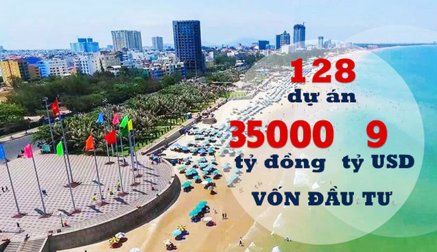 Danh mục thu hút đầu tư về lĩnh vực du lịch của tỉnh Bà Rịa - Vũng Tàu có tới 128 dự án đăng ký với số vốn hàng tỷ USD.
