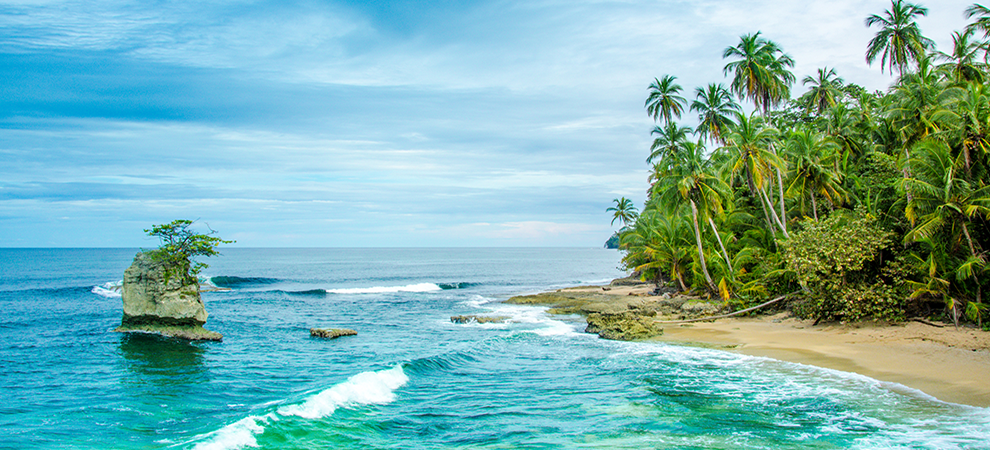 Một bãi biển ở Costa Rica