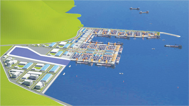 Mô hình dự án cảng Liên Chiểu