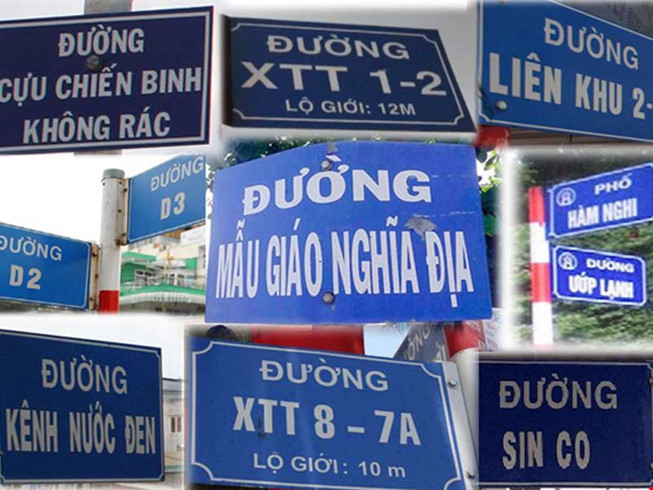 TP.HCM có nhiều tên đường khó hiểu.