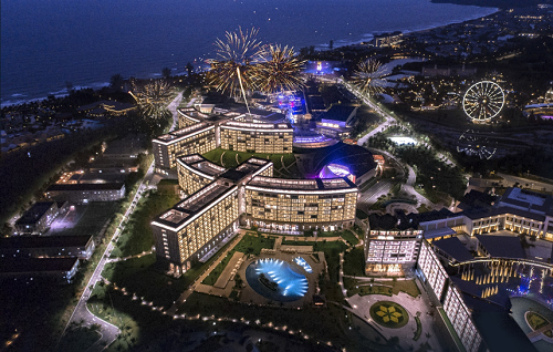 Phối cảnh dự án casino thuộc quần thể du lịch - nghỉ dưỡng Corona Resort & Casino Phú Quốc