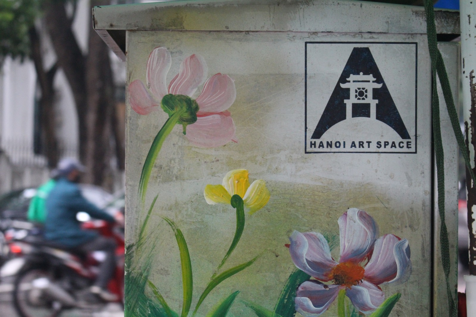 Với mục đích làm sạch các bốt điện, kêu gọi ý thức người dân, mong muốn mọi người không dán quảng cáo lên những bốt điện CLB Hanoi Art Space đã tình nguyện tham gia vẽ, mang đến bộ mặt hợp với mỹ quan đô thị hơn cho các bốt điện