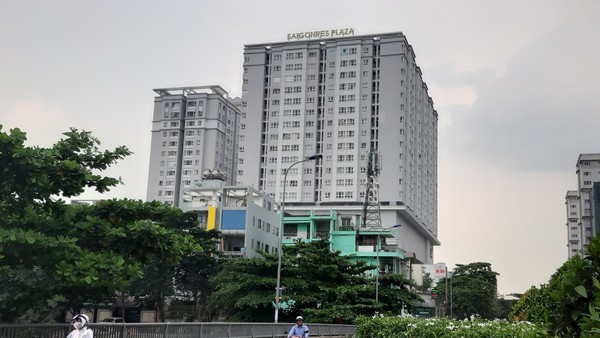 Chung cư Saigonres Plaza nơi xảy ra vụ việc