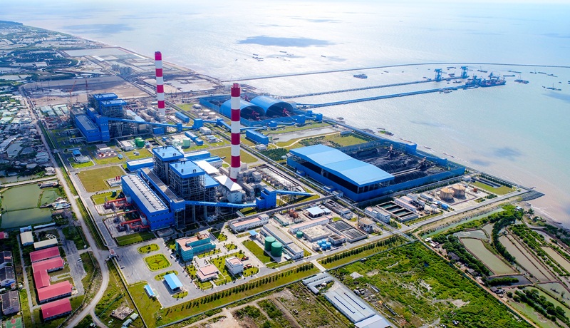 Trung tâm Điện lực Duyên Hải tại tỉnh Trà Vinh.