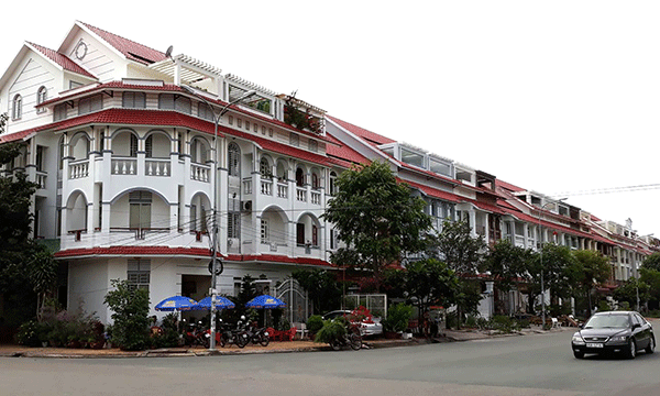Một góc khu đô thị Hưng Phú, quận Cái Răng.