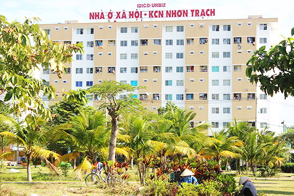 Dự án nhà ở cho người có thu nhập thấp tại huyện Nhơn Trạch.