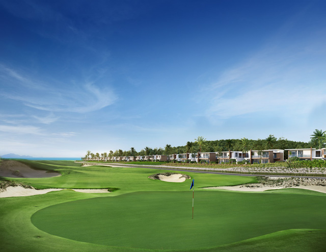 Khu biệt thự Para Draco sở hữu vị trí đẹp bên KN Golf Links, một trong những sân golf đẹp nhất châu Á.