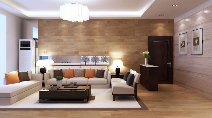 Chiếc đèn lồng phá cách cùng nội thất phòng khách với nhiều màu sắc tạo nên sự thu hút mọi ánh nhìn