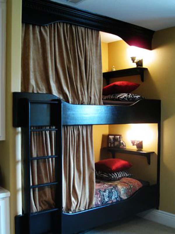 Trước tiên là các mẫu nội thất phòng ngủ theo hơi hướng trung lập và đơn giản dành cho cả bé trai và bé gái