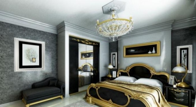 Cách phối hợp màu sắc trong nội thất  phòng ngủ cũng tạo được 2 sắc màu riêng biệt, vừa cổ điển vừa hiện đại