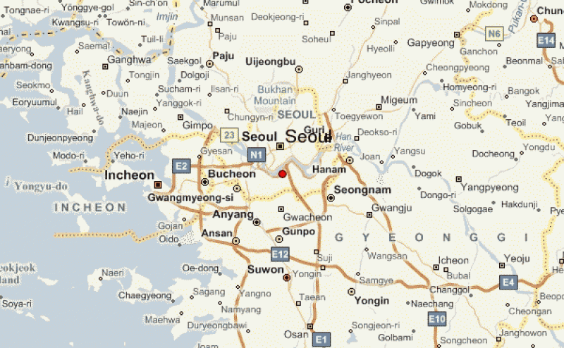 Seoul được bao quanh bởi nhiều đô thị vệ tinh