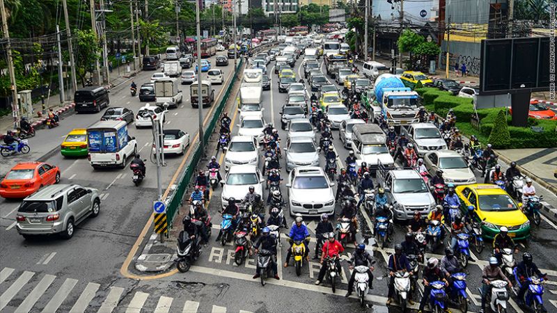 Băng Cốc, Thái Lan có tình trạng giao thông khủng khiếp nhất thế giới vào giờ cao điểm, theo TomTom