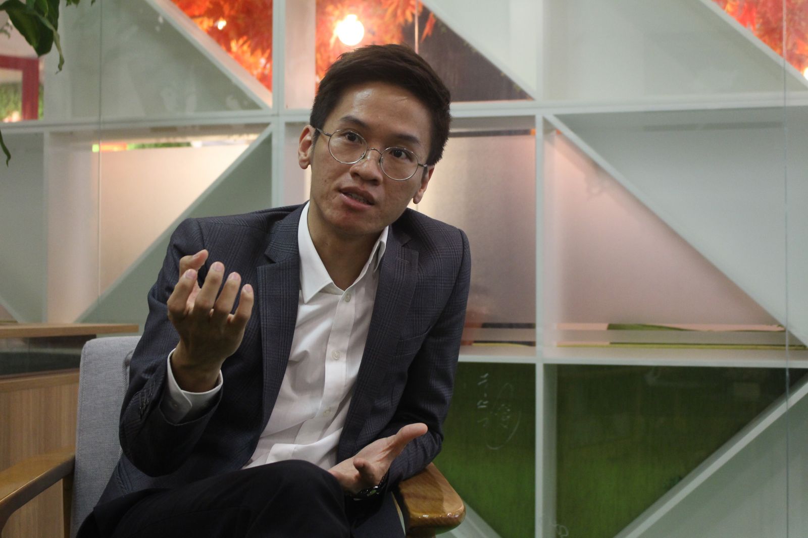 Ông Nguyễn Tuấn Dũng, CEO – người sáng lập Công ty Nội thất thông minh X’Home (Ảnh: Ly Nga)