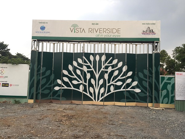 : Dự án Vista Riverside toạ lạc tại đường 3/2, phường Lái Thiêu, thị xã Thuận An (tỉnh Bình Dương)