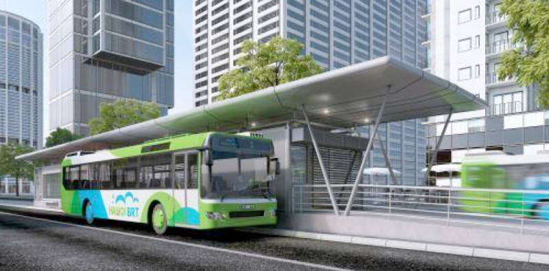 Xe bus BRT đã đi vào hoạt động cũng trở thành một điểm nhấn trong cơ sở hạ tầng tại khu vực. Đặc biệt trong tương lai, khi đường sắt trên cao đi vào hoạt động, khả năng kết nối này lại càng được tăng cường hơn nữa.