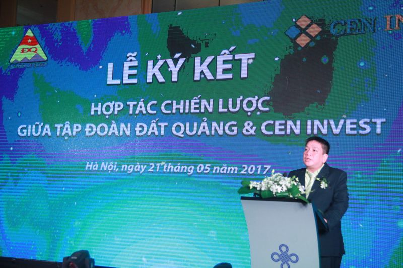 : Ông Trần Văn Cương - Phó Tổng giám đốc Tập đoàn Đất Quảng chia sẻ: 