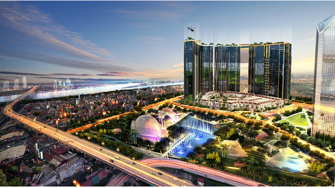 Sunshine City – Biểu tượng phát triển bất động sản của Sunshine Group với tổng mức đầu tư lên đến 5000 tỷ.