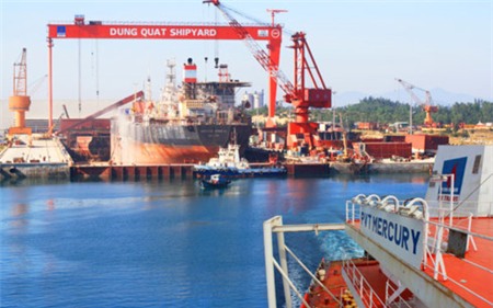 Công ty TNHH một thành viên công nghiệp tàu thủy Dung Quất (DQS)(Ảnh: dqsy).