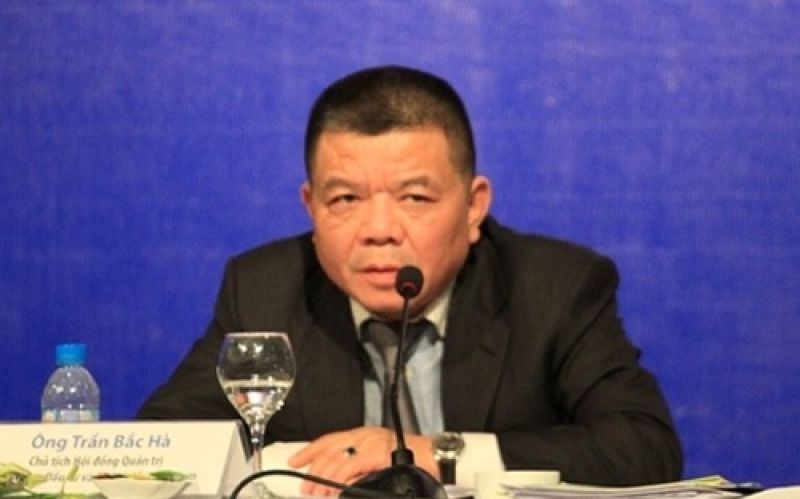 Ông Trần Bắc Hà thời điểm đương chức Chủ tịch Hội đồng Quản trị Ngân hàng Đầu tư và Phát triển Việt Nam (BIDV).