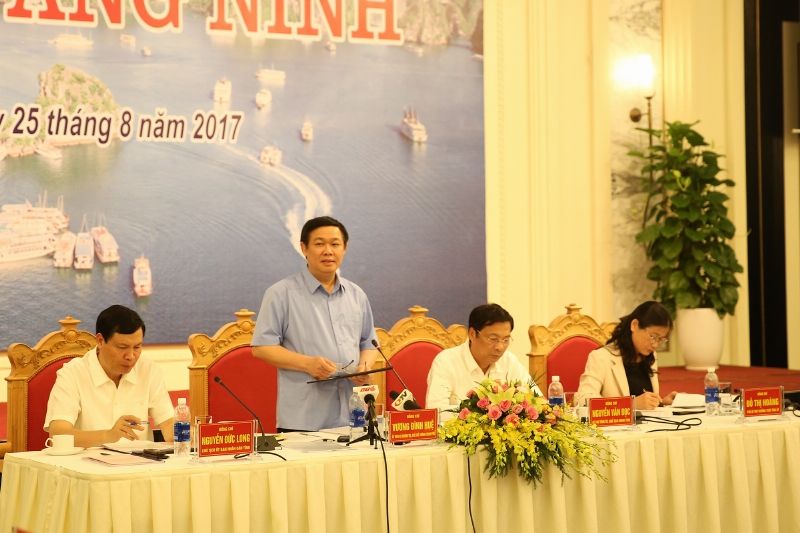 Phó Thủ tướng Vương Đình Huệ làm việc với lãnh đạo tỉnh Quảng Ninh 