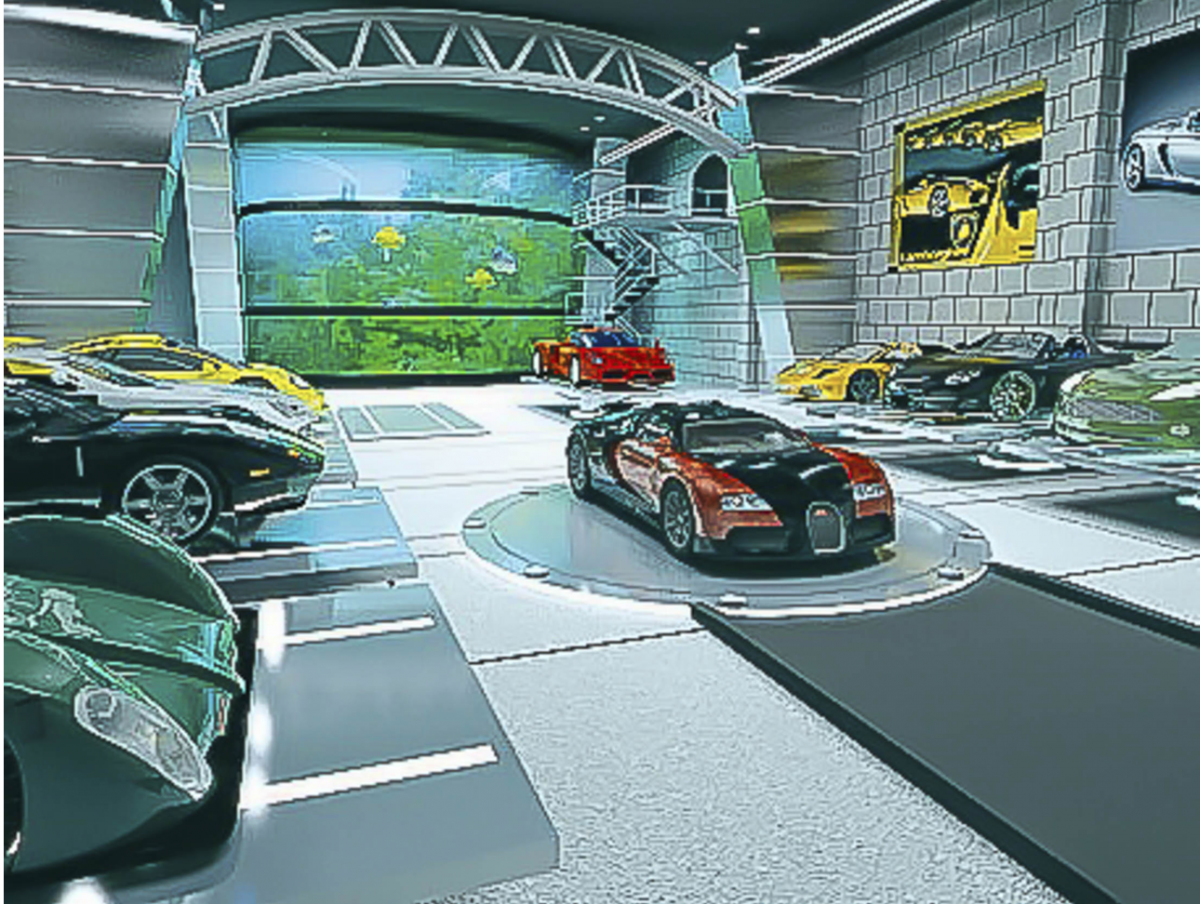 Mô hình 3d của garage