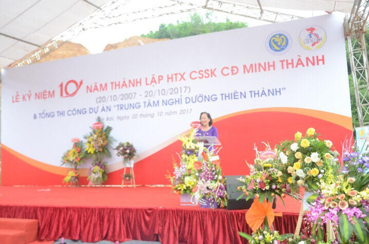 Bà Nguyễn Thị Minh Thành - Chủ tịch HĐQT HTX Minh Thành 