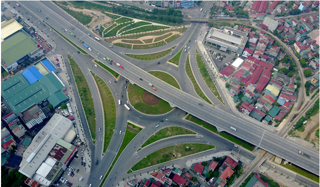 Nút giao Long Biên được hoàn thiện đồng bộ với cầu vượt thép lớn nhất Việt Nam