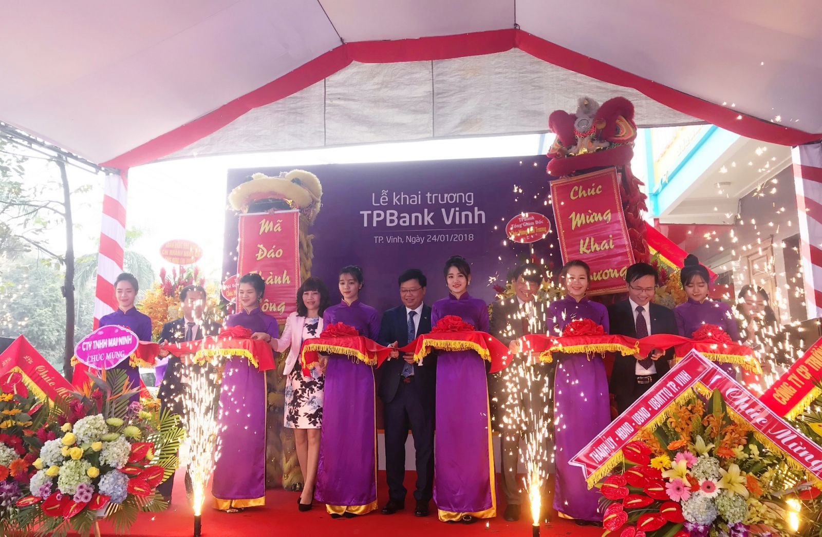 TPBank Vinh có địa chỉ tại số 140 đại lộ Lenin, TP Vinh, tỉnh Nghệ An