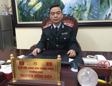 Ông Nguyễn Hồng Điệp - Trưởng Ban Tiếp công dân Trung ương (Thanh tra Chính phủ)