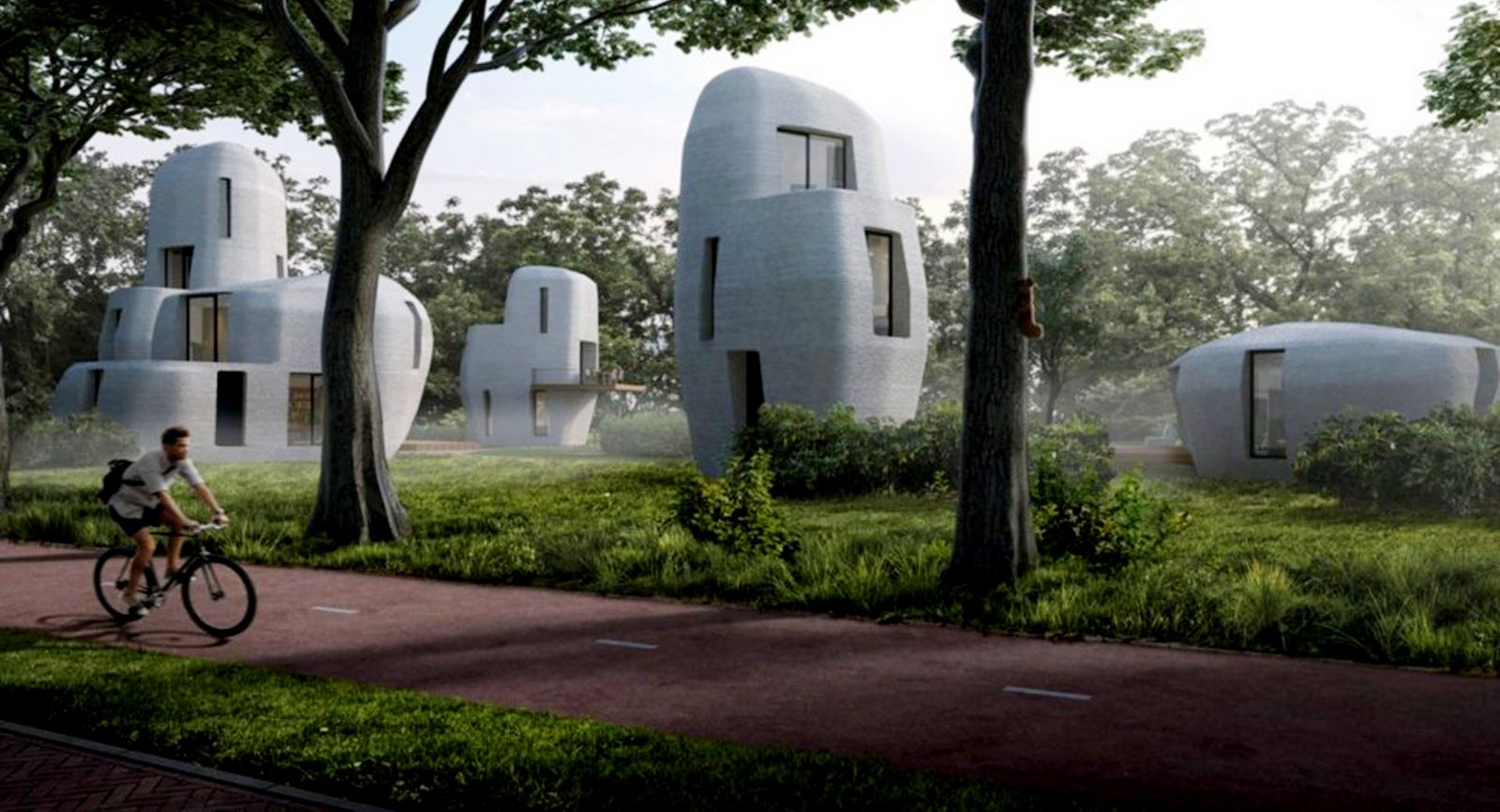 Nhà in 3D tại thành phố Eindhoven