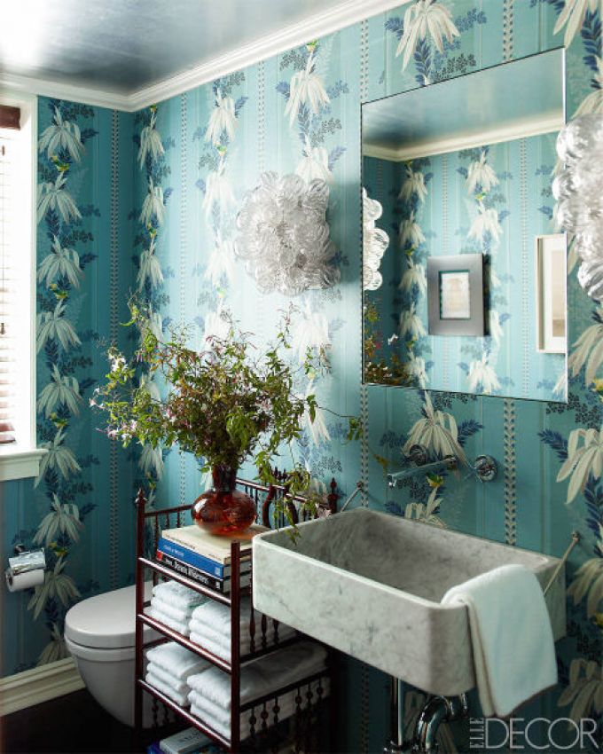 . Một căn phòng mang phong cách vintage với cách phối màu và sử dụng các chi tiết trang trí độc đáo đã biến phòng tắm không chỉ là không gian thư giãn sau ngày làm việc mệt mỏi mà còn là nơi để gia chủ thỏa sức sáng tạo.