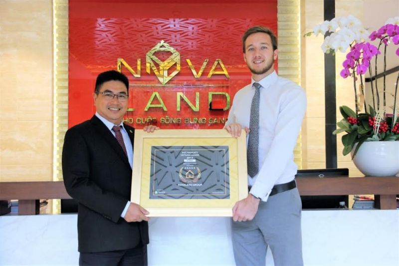 Tập đoàn Novaland nhận được giải Nhà phát triển bất động sản tốt nhất Việt Nam – giải thưởng cao nhất trong hệ thống Dot Property Vietnam Awards 2017