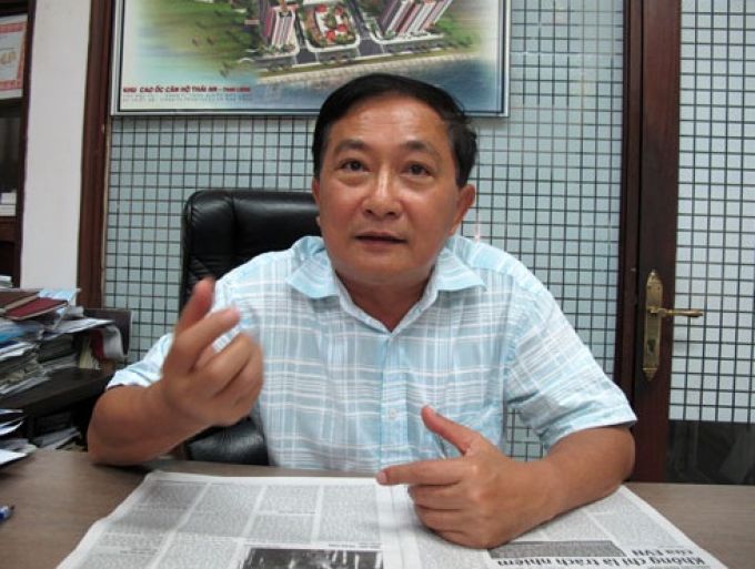 Ông Nguyễn Văn Đực, Giám đốc Công ty Địa ốc Đất Lành.