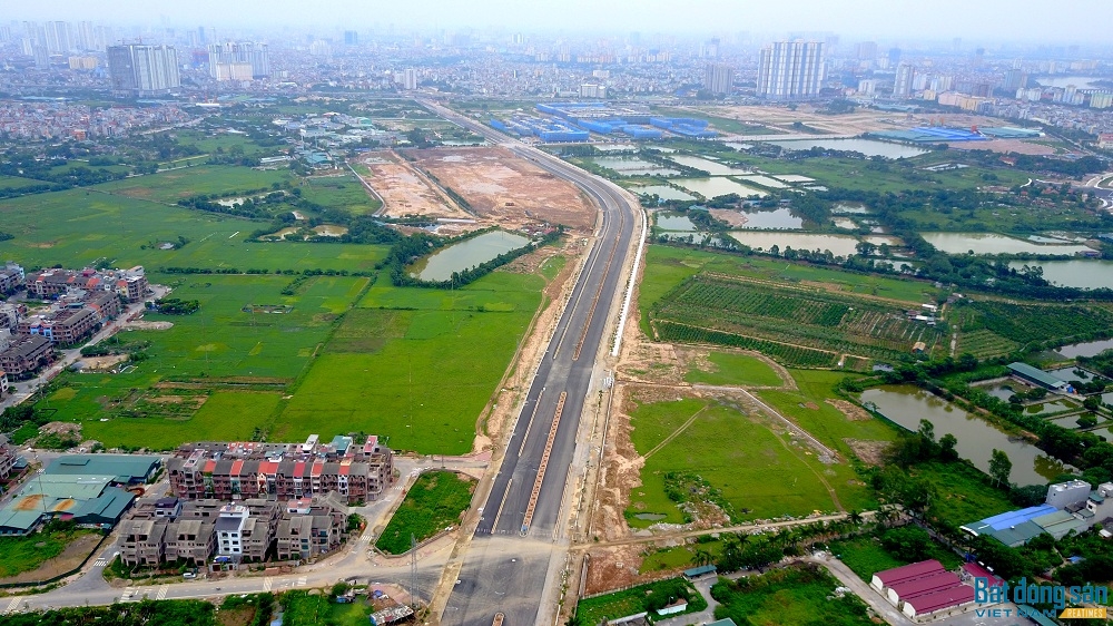 Tuyến đường BT do Bitexco xây dựng ở Hà Nội.