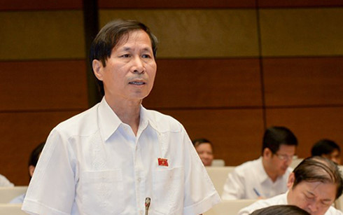 ĐBQH Bùi Văn Phương, Ủy viên Ủy ban Kinh tế và Ngân sách của Quốc hội. Ảnh: VOV