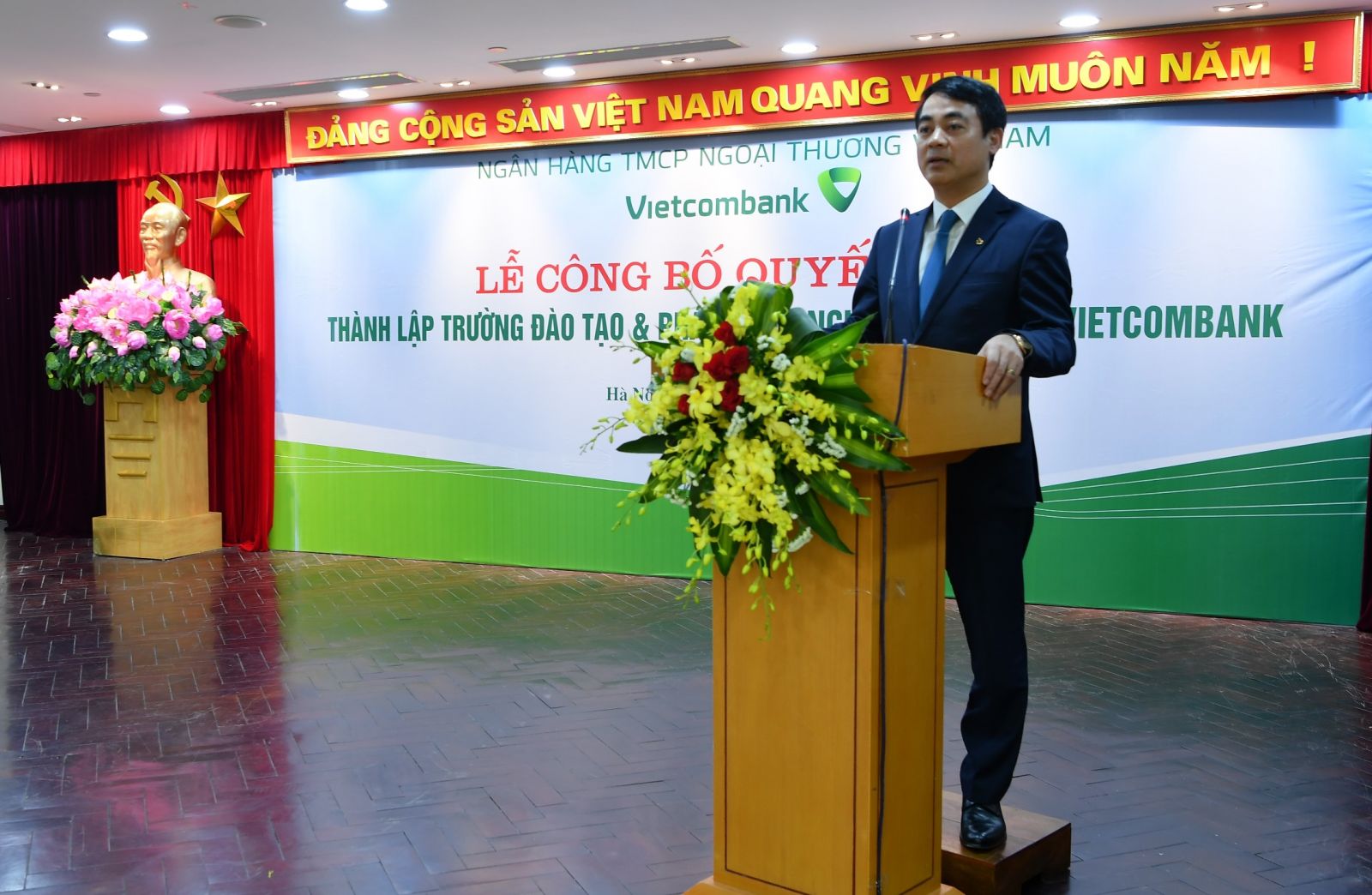 Chủ tịch HĐQT Nghiêm Xuân Thành phát biểu tại buổi Lễ